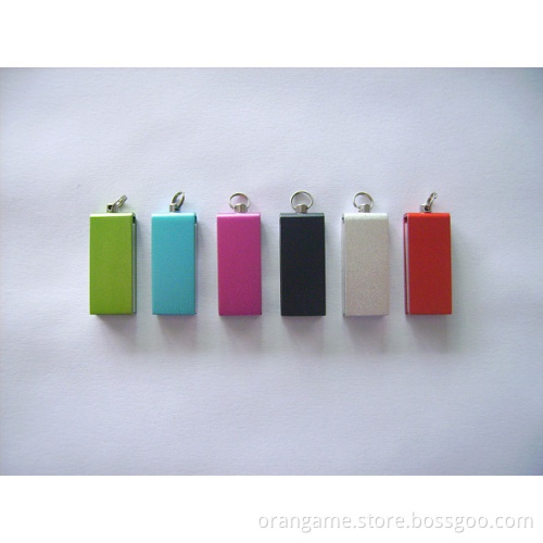 Colorful Mini USB Flash Drive, Customized Logo Accepted